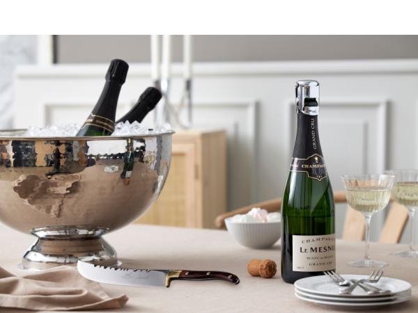 Lion Sabatier Champagnesabel 27 cm i stål/træ, Laguiole 